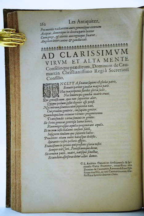 M. Adrian De La Morlière - Les antiquitez histoires et choses plus remarquables de la ville d'Amiens - 1642