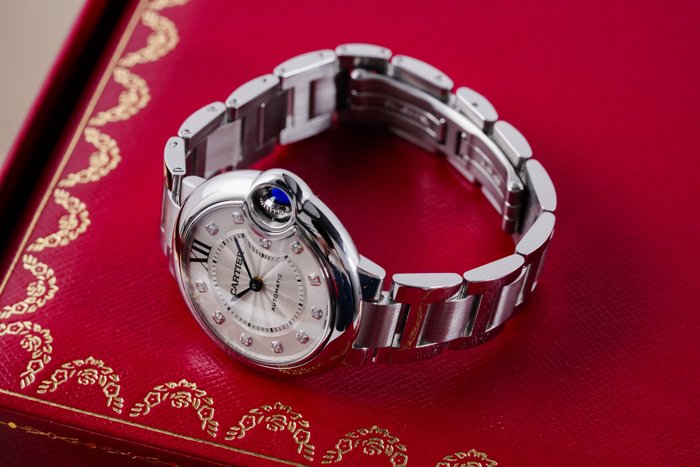 Cartier - Ballon Blue De Cartier Diamond Midsize - WE902074 - Kvinder - 2011-nu