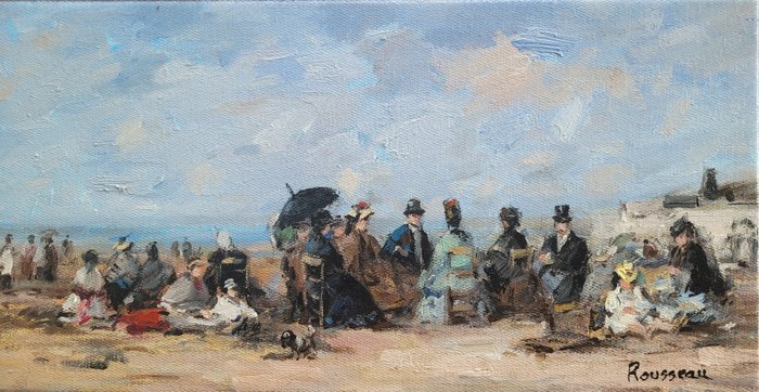 Camille Rousseau (1949) - Trouville ~ Plage Normande