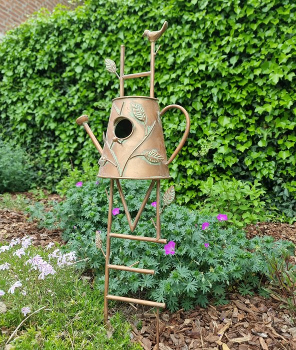 Statuette - BIrdhouse - Jern Metal