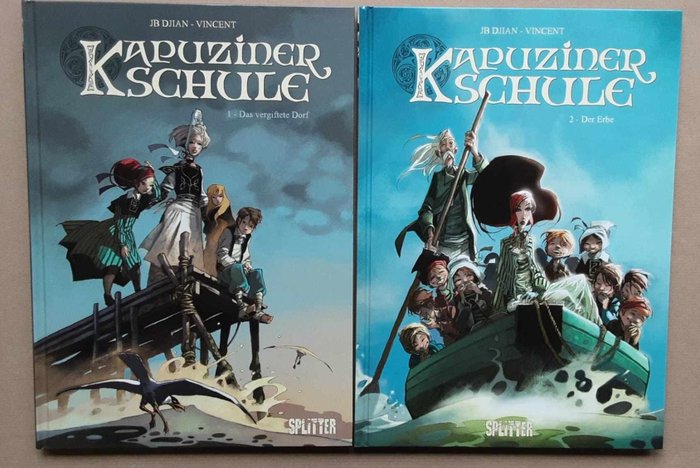 Fantasy "Kapuzinerschule" Band 1 bis 2 (komplette Reihe), "Der Wind in den Dünen", "Der Wind in den Weiden" - "Das vergiftete Dorf", "Der Erbe", "Saustall im Herrenhaus", "Die Tränen der Bienen", "Schatten über - 8 Album