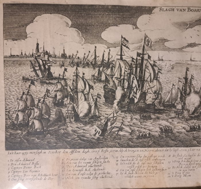 Pot Hendrik Cornelisz after - Grandi maestri fiamminghi marine Battaglie