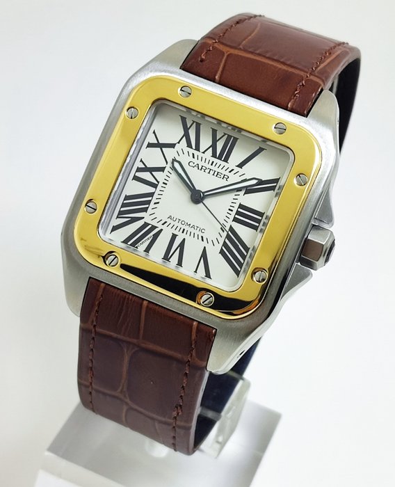 Cartier - Santos 100 Large - W20072X7 - Mænd - 2011-nu