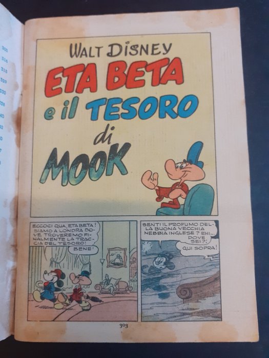 Topolino N. 22 - Giochi non compilati + bollino club , con storia di Barks - 1 Comic - Første udgave - 1950