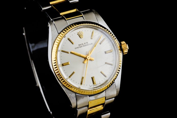 Rolex - Oyster Perpetual 31 Gold/Steel - Ingen mindstepris - 6751 - Unisex - 1970-1979