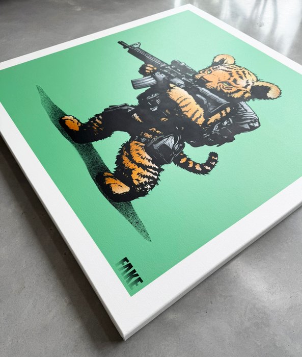 Fake (1980) - Fight Like a Tiger (XL Canvas)