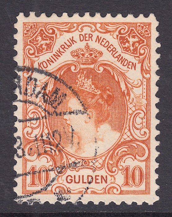 Holland 1905 - Dronning Wilhelmina 'Pelskrave' - NVPH 80