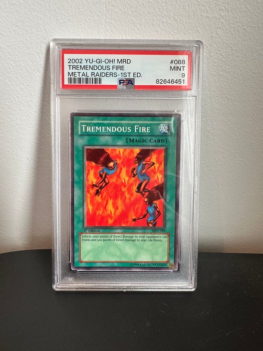 Konami - 1 Graded card - Yu-Gi-Oh! - Metal Raiders - 1ère édition - PSA 9