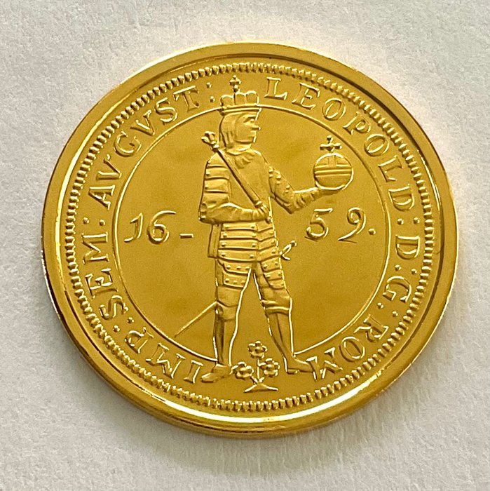 Tyskland. 2010 - Medaille Bremen Doppel-Dukat 1659 -  2,05 g Gold .585  (Ingen mindstepris)