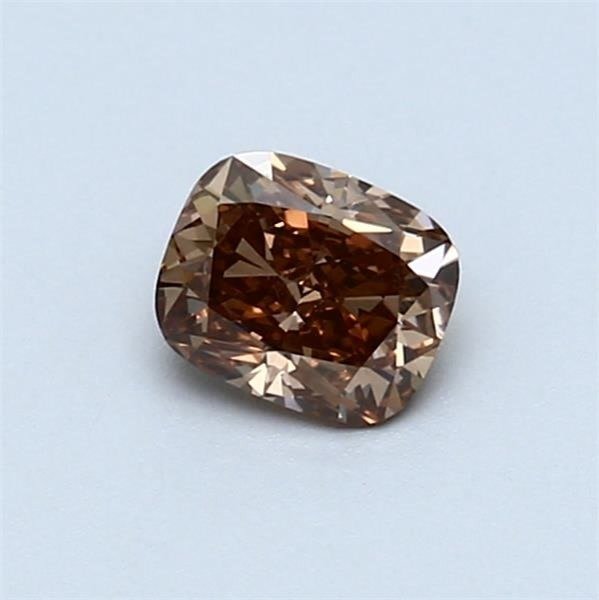 Ingen mindstepris - 1 pcs Diamant  (Naturfarvet)  - 0.51 ct - Pude - Fancy Brun Orange - VS1 - Gemological Institute of America (GIA)