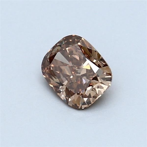 Ingen mindstepris - 1 pcs Diamant  (Naturfarvet)  - 0.51 ct - Pude - Fancy Brun Orange - VS1 - Gemological Institute of America (GIA)