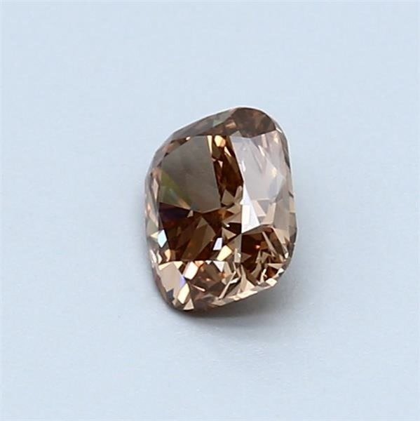 Ingen mindstepris - 1 pcs Diamant  (Naturfarvet)  - 0.51 ct - Pude - Fancy Brun Orange - VS1 - Gemological Institute of America (GIA)