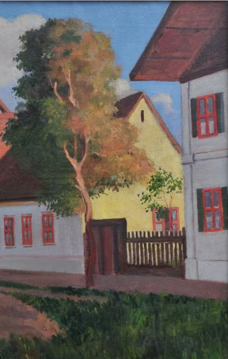 Frecskay Endre (1875-1919), Attributed to - Alföld Street view