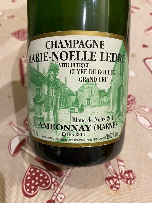 2014 Marie Noëlle Ledru, Blanc de Noirs "Cuvée du Goulté" - Champagne Extra Brut - 1 Flaske (0,75L)