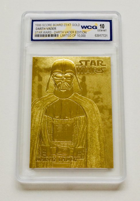 Star Wars ( Lof of 9 ) - Original Gold Cards ( 23K ) - Grade 10 - 1996 Card