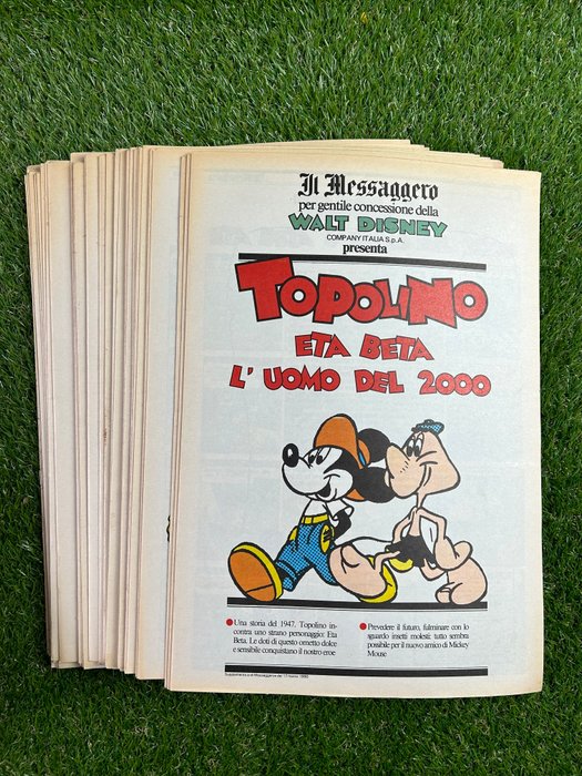 Topolino - 104x fascicoli Supplementi a "Il Messaggero", collezione completa - 104 Album - Første udgave - 1989/1991