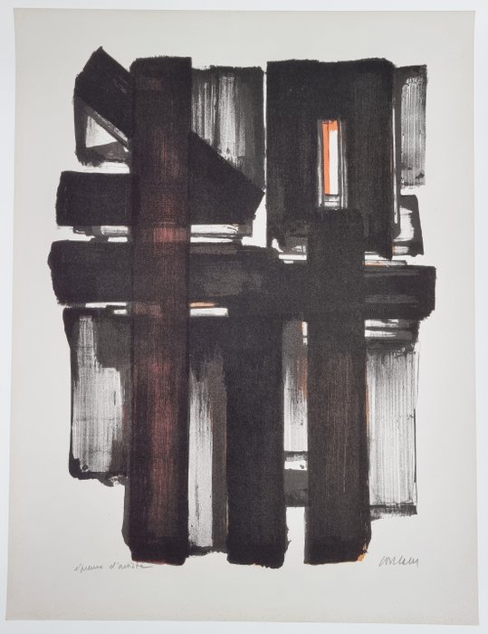 D'après Pierre Soulages (1919-2022) - Lithographie n°2