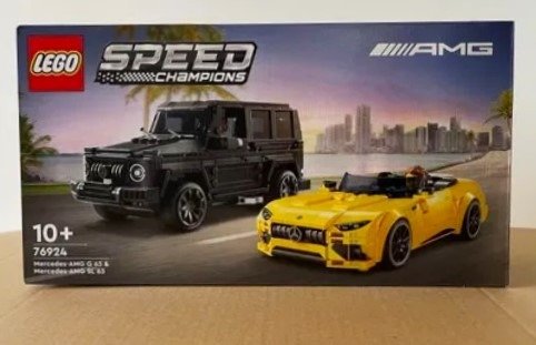 Lego - Speed Champions - 76924 - NEW -  MISB - SUPER ZESTAW -  LEGO Speed Champions - Mercedes-AMG G 63 i Mercedes-AMG SL 63 - Piękny