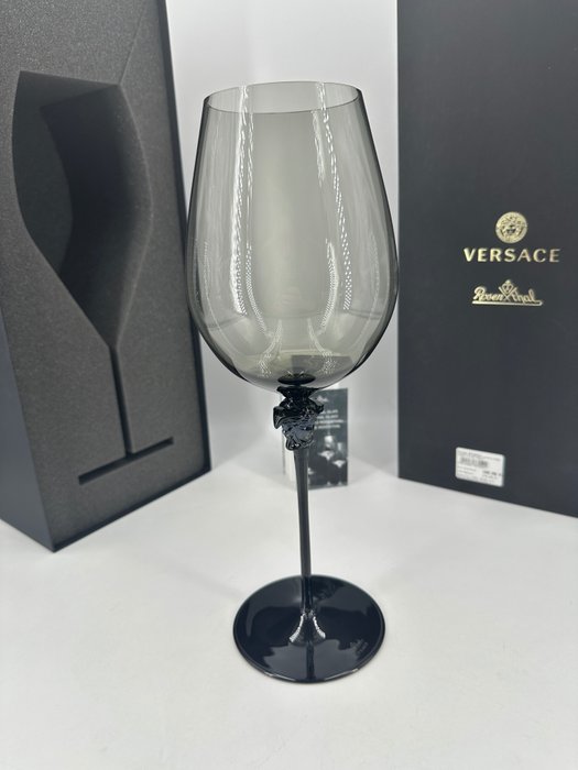 Versace x Rosenthal - Krukke - "Medusa Lumiere Haze" - Glas