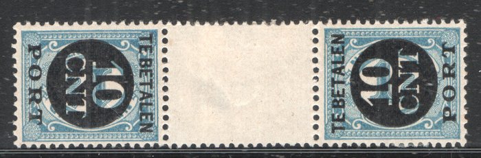 Holland 1924 - Frimærker - Returtrykpar - NVPH P67a/b + P68a/b