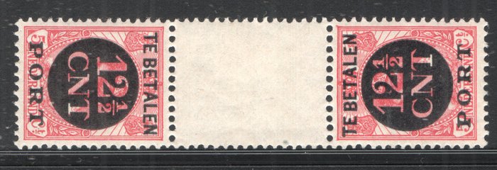 Holland 1924 - Frimærker - Returtrykpar - NVPH P67a/b + P68a/b