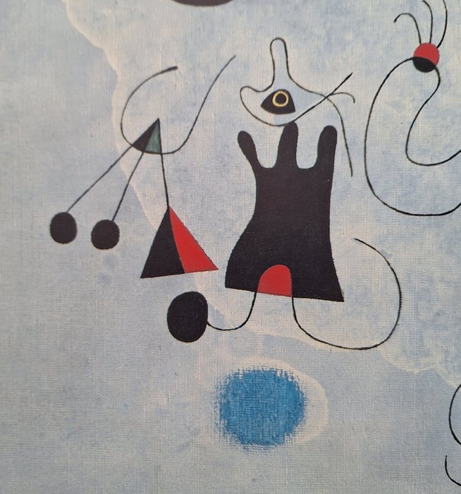 Joan Miro (1893-1983) - Frau und Vögel bei Sonnenaufgang