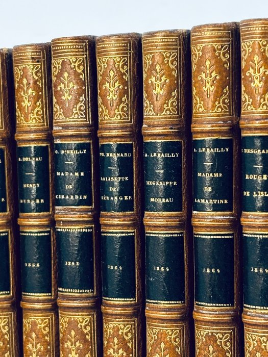 Collection du bibliophile [Rouget de Lisle, Henry Murger, Madame de Lamartine...] - 1864-1869