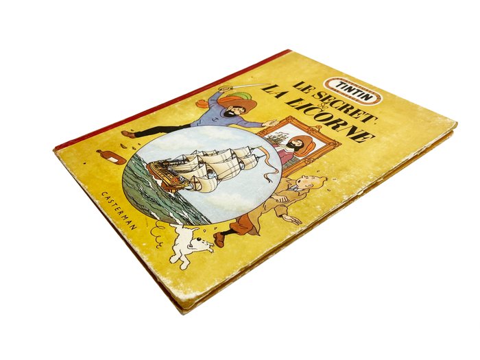 Tintin T11 - Le secret de la licorne (B7, Médaillon) - C - 1 Album - Genoptryk - 1952