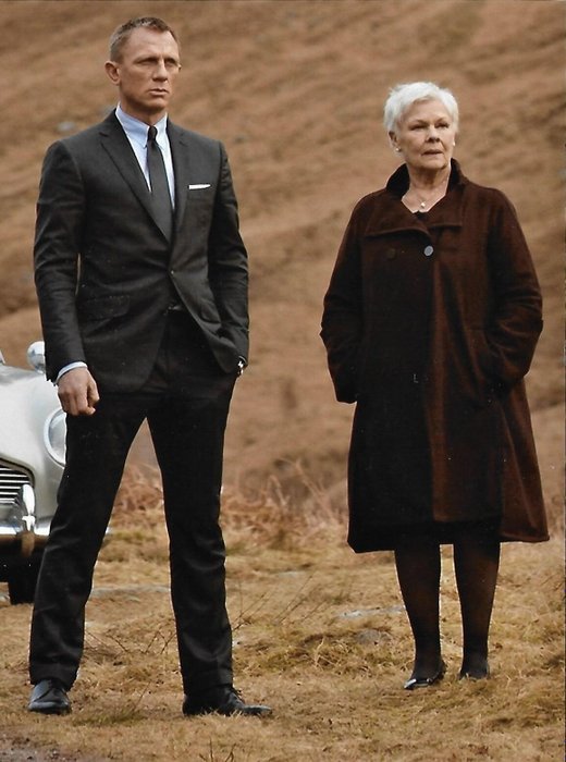 James Bond 007: Skyfall - Judi Dench Autographed Photo with b'bc COA.