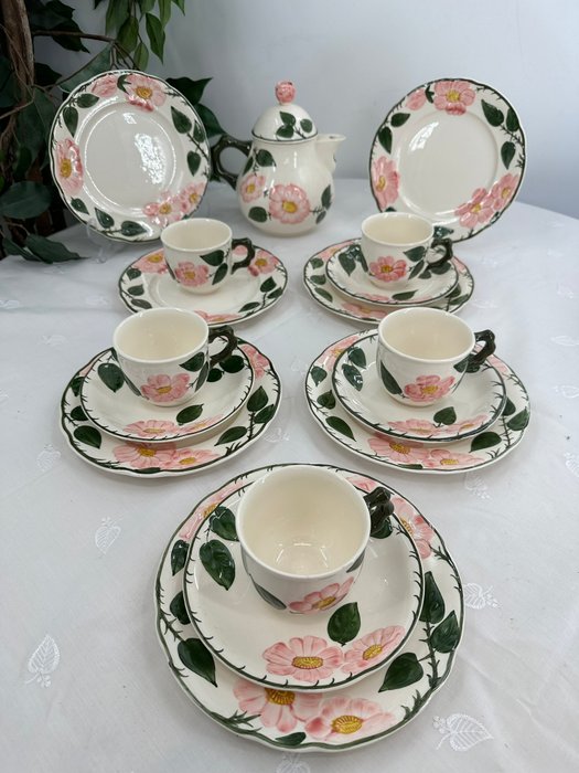 Villeroy  Boch Vintage - Te service (17) - Porcelæn - 17 dele håndmalet