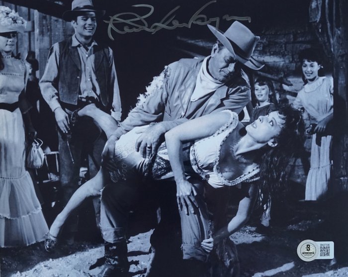 McLintock! - Patrick Wayne (son ofJohn Wayne) - Autograph, Photo With Beckett COA