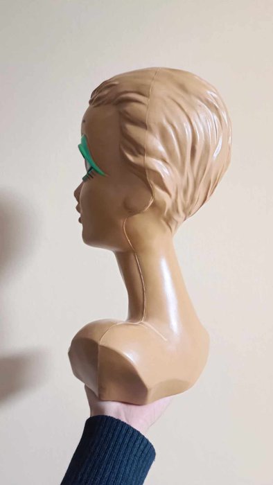 Twiggy hoofd pop - Figur - Plast