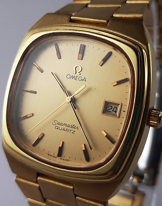 Omega - Seamaster Quartz Date - Ingen mindstepris - 196.0130 - Mænd - 1980-1989