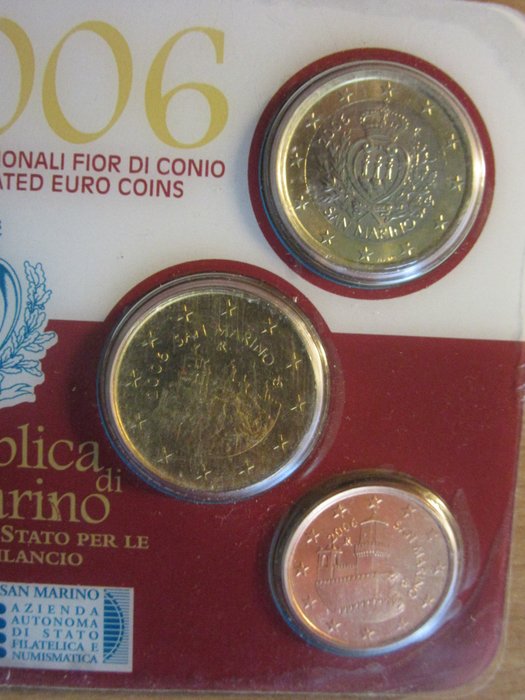 San Marino. Coin Card 2003/2010 (4 coincards)  (Ingen mindstepris)