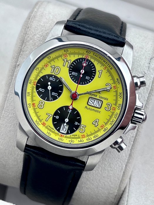 Maurice Lacroix - NO RESERVE PRICE - Croneo Rare Automatic Choronograph Yellow - - Ingen mindstepris - 39721 - Mænd - 2000-2010