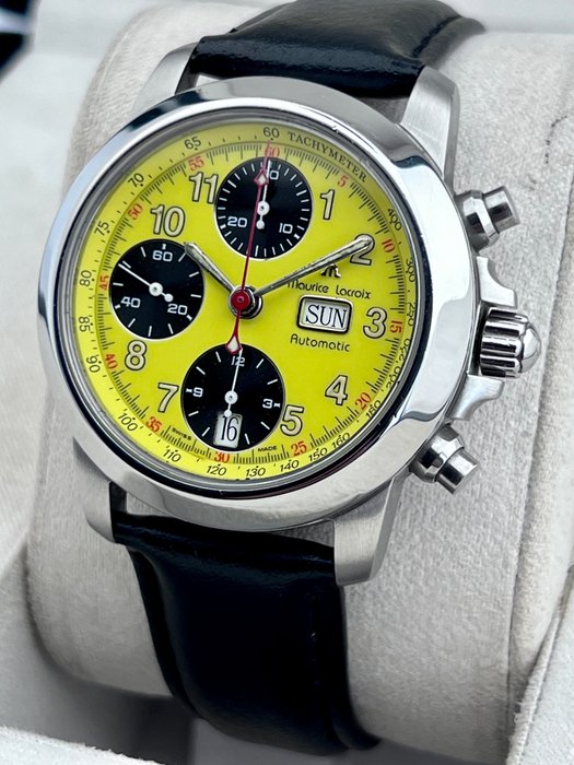 Maurice Lacroix - NO RESERVE PRICE - Croneo Rare Automatic Choronograph Yellow - - Ingen mindstepris - 39721 - Mænd - 2000-2010