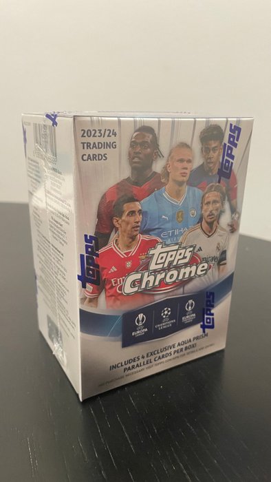 2023/24 Topps Chrome UEFA - 1 Sealed box - Næsten så god som ny (NM)