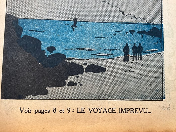 Le Petit Vingtième - 22/10/34 - Le Lotus bleu - Version Mer bleue - 1 Antal - 1934