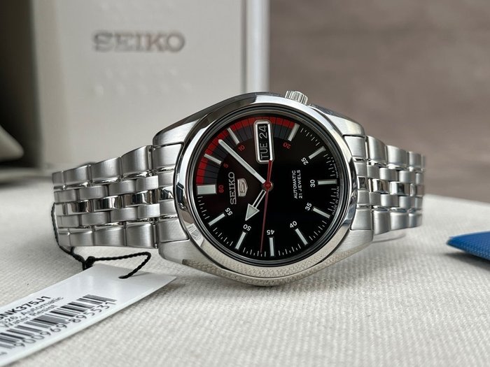 Seiko - Seiko 5 - Ingen mindstepris - Mænd - Automatisk, Dagsdato