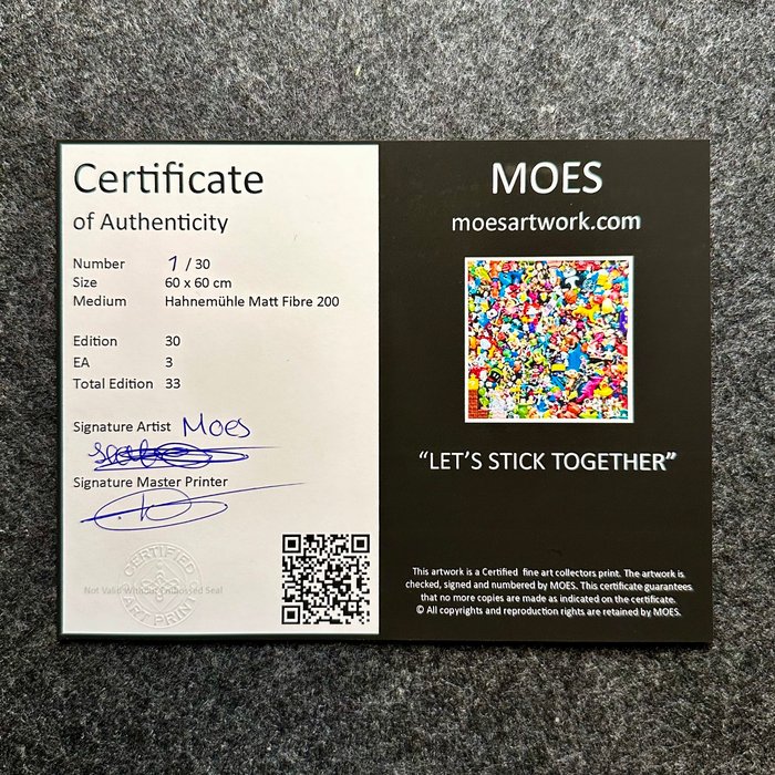 MOES ARTWORK - LET'S STICK TOGETHER