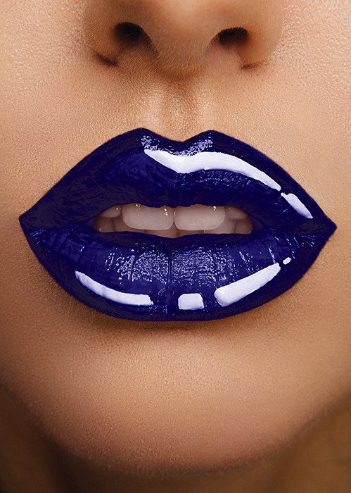 Julien Ribeaux - Blue Glossy Lips