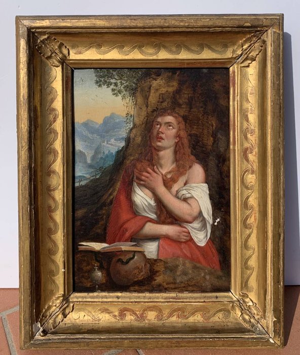 Follower of Tiziano Vecellio (XVIII) - Penitent Magdalene