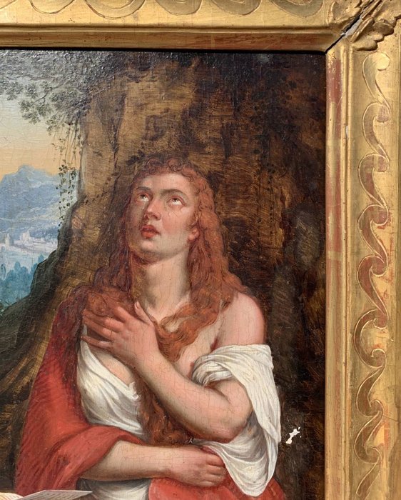 Follower of Tiziano Vecellio (XVIII) - Penitent Magdalene