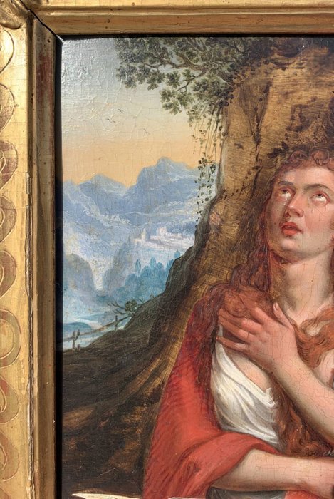 Follower of Tiziano Vecellio (XVIII) - Penitent Magdalene