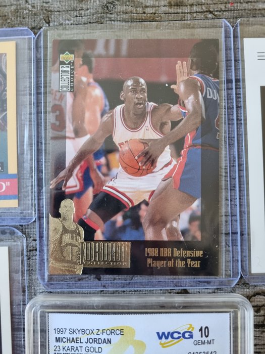 1990s Upper Deck Michael Jordan 21 cards Mixed collection - Næsten så god som ny (NM)