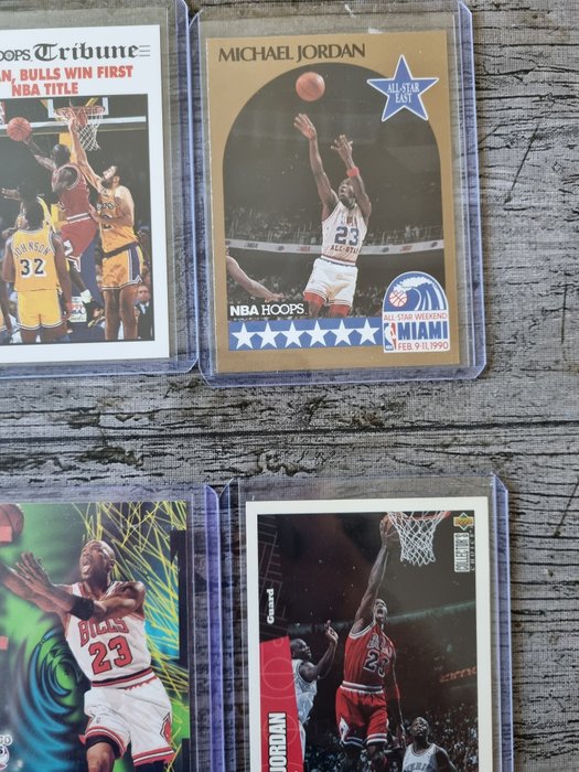 1990s Upper Deck Michael Jordan 21 cards Mixed collection - Næsten så god som ny (NM)