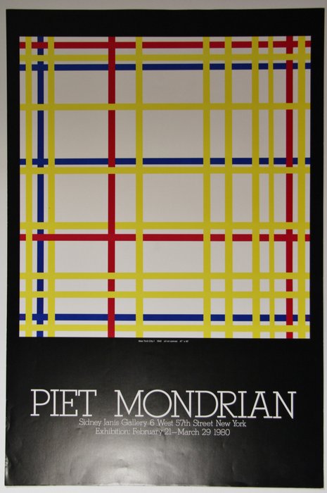 Piet Mondrian - New York City I 1942