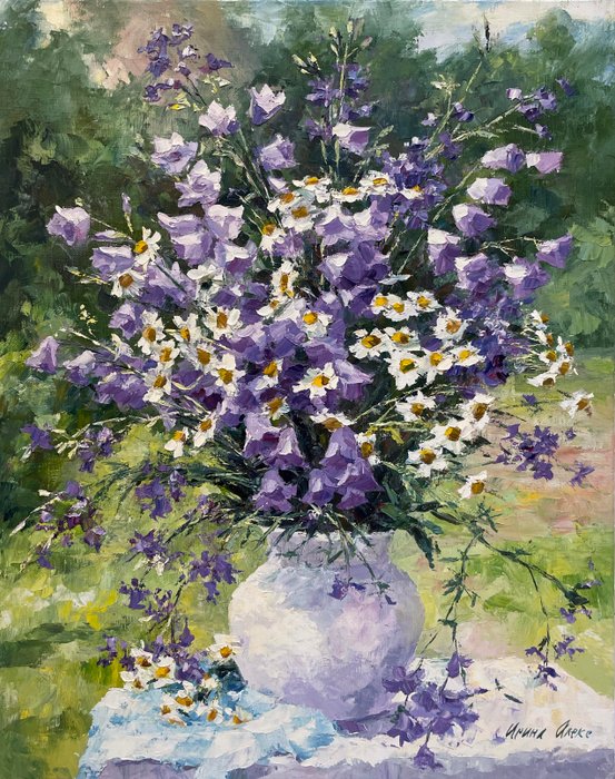 Irina Alex (1961-) - Fleurs des Champs