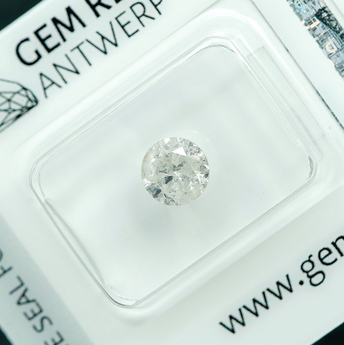 Ingen mindstepris - 1 pcs Diamant  (Natur)  - 103 ct - H - I3 - Gem Report Antwerp (GRA)