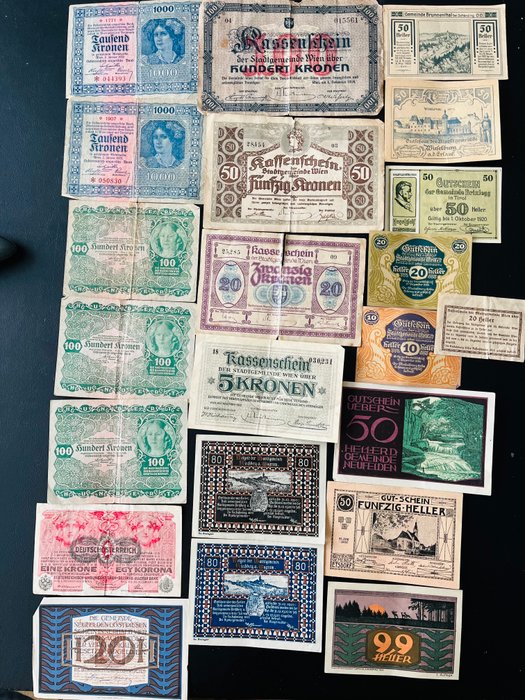 Verden. - 107 banknotes - various dates  (Ingen mindstepris)